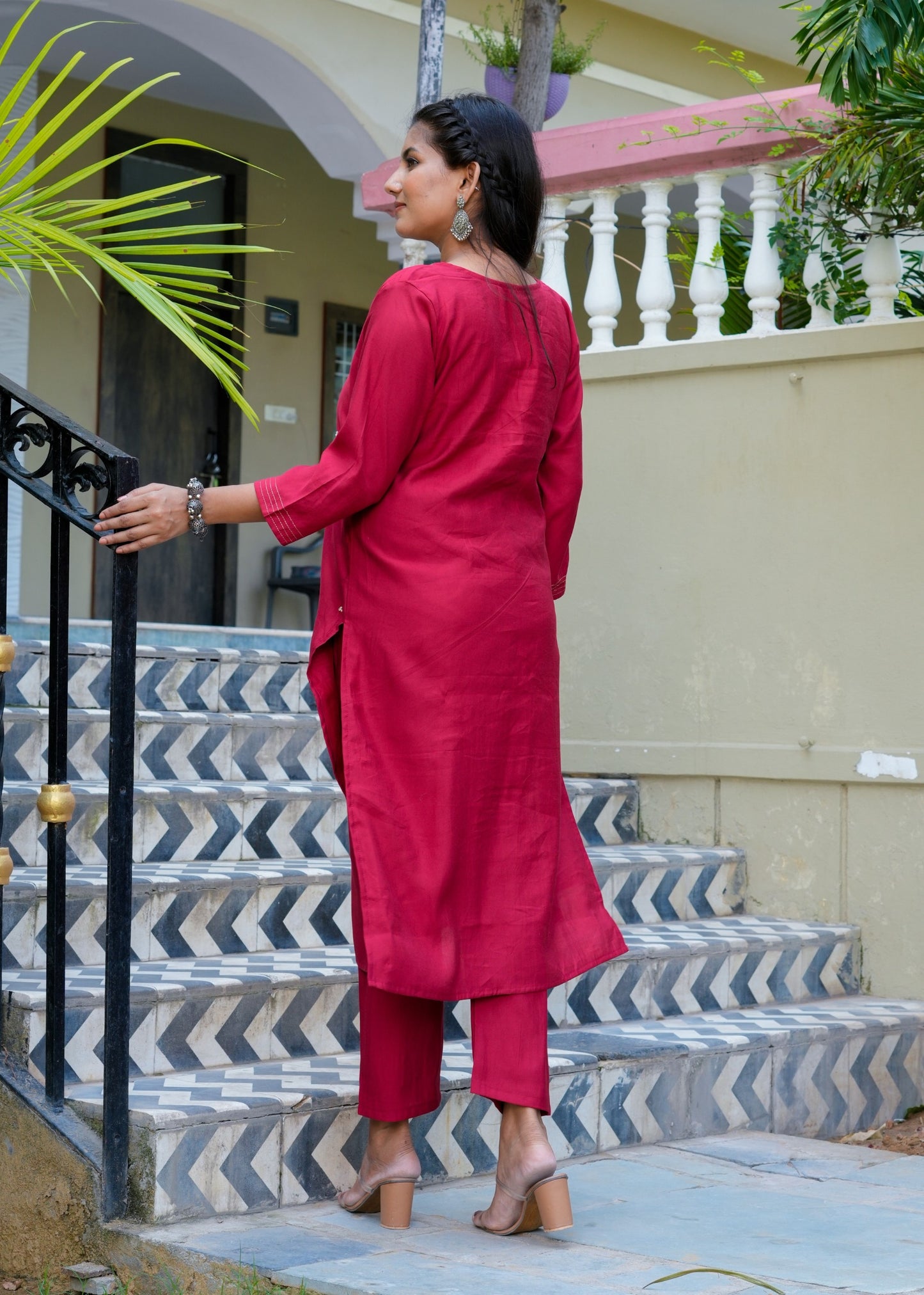 Stunning Red Salwar Suit